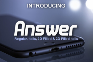 Answer Font Review: A Bold Geometric Typeface for Modern Branding