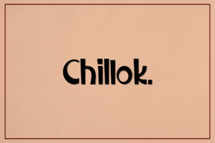 Chillok: A Stylish Display Font for Small Business Branding
