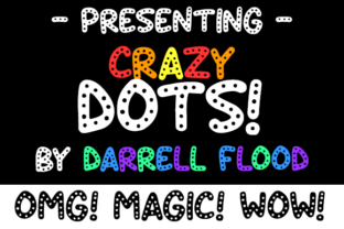 Crazy Dots Font: Thick Marker Style for Web Design