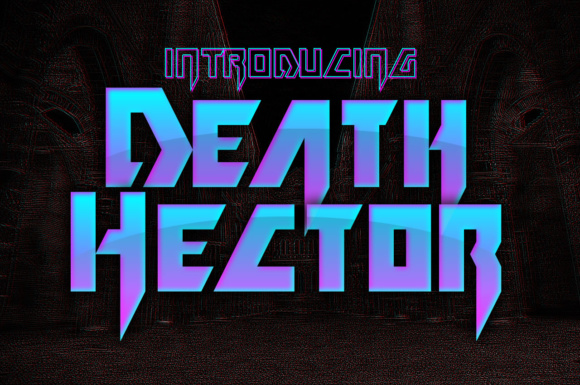 Death Hector: A Bold Display Font for High-Impact Campaign Visuals