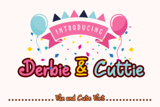 Derbie Cuttie: A Cute Handwritten Font for Creative Design Projects