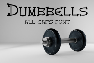 EP Dumbbells: A Bold Display Font for Elegant Editorial Design