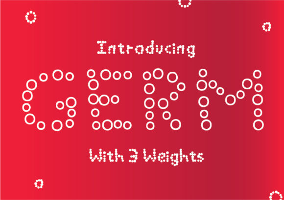 Germ Font: A Playful Display Typeface for Unique Brand Identities