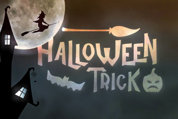 Halloween Trick: A Spooky Display Font for Halloween Designs