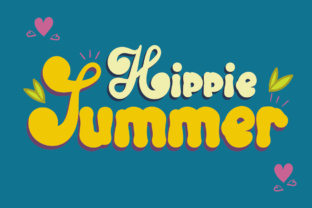 Hippie Summer: A Bold, Rounded Font for Summer Campaigns and Retro Branding