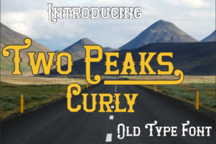 How Two Peaks Curly Font Gave My Café Brand That Vintage Charm
