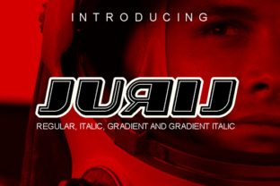 Jurij: A Bold Display Font for Modern Branding Projects