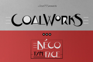 JVNE CoalWorks: A Nostalgic Display Font for Editorial Elegance