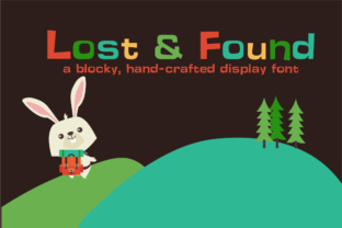 LD Lost and Found: A Whimsical Display Font for Digital Branding and Web Headers