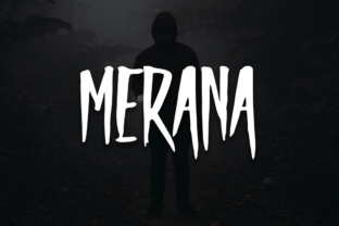Merana Font: Grungy Display Typography for Bold Branding