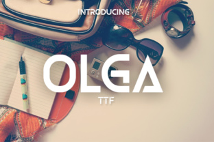 Olga: A Clean Stencil Font for Modern Web and Digital Design