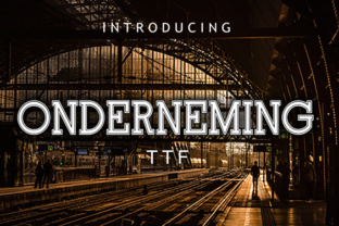 Onderneming Font: Elevating Brand Identity with Athletic Style