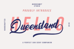 Queensland Font: Bold Script for Modern Marketing Designs