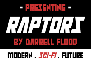 Raptors Font: A Sci-Fi Style for Business Branding