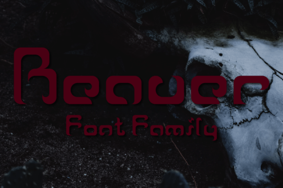 Reaver Family: A Bold Display Font for Horror-Inspired Editorial Design