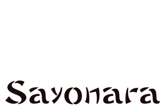 Sayonara Family Font for Handmade Labels and Creative Designs