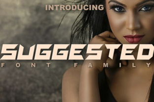 Suggested Family: A Display Font for Bold Campaign Headlines