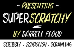 Superscratchy: A Playful Scribbly Font for Creative Projects