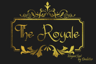 The Royale: Elegant Display Font for Crafters and Product Designers