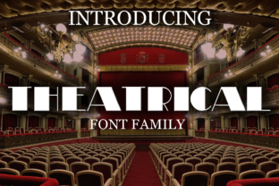 Theatrical Font: Retro Display Typeface for Scroll-Stopping Marketing