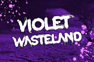 Violet Wasteland: A Bold Font Choice for Standout Branding
