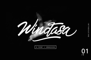 Windasa: A Hand Lettering Display Font for Creative Branding Projects