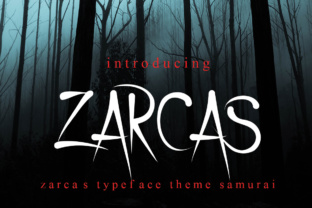 Zarcas: A Horror-Themed Display Font That Elevates Spooky Campaigns