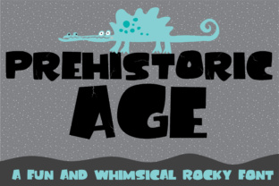 ZP Prehistoric Age Font: A Rocky Whimsy for Scroll-Stopping Branding